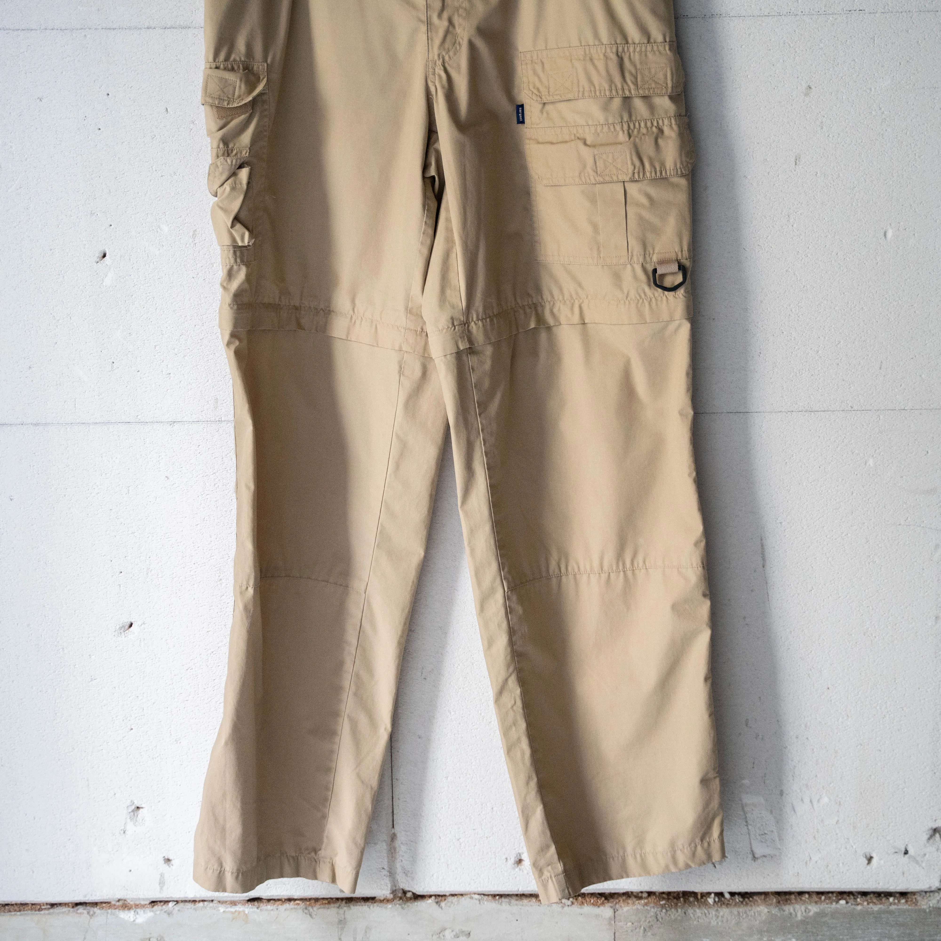 1990s asymmetry design detachable cargo pants