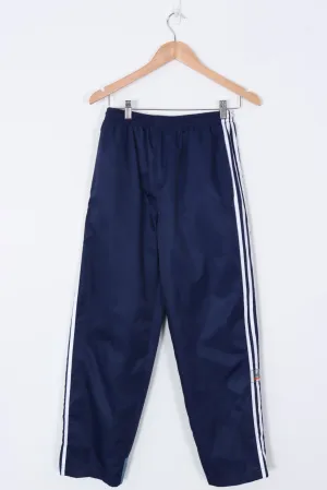 ADIDAS 3-Stripe Navy 1/4 Button Track Pants (XL)