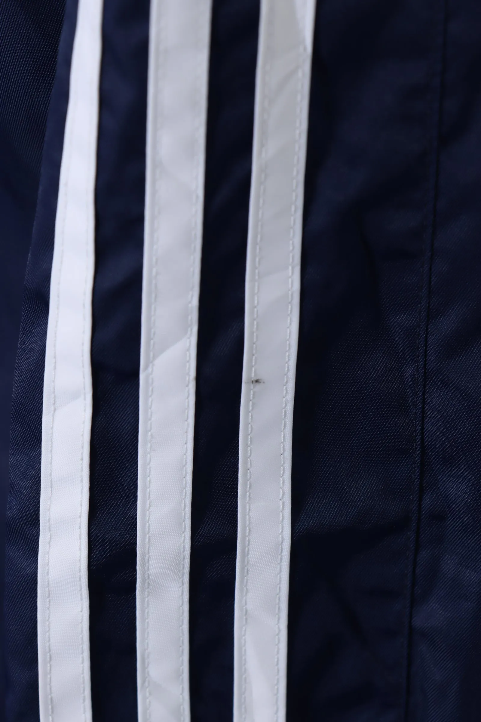 ADIDAS 3-Stripe Navy 1/4 Button Track Pants (XL)