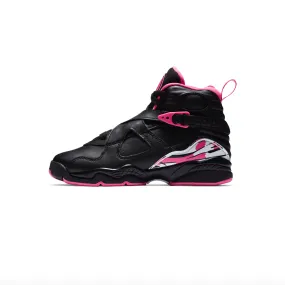 AIR JORDAN 8 RETRO GS - BLACK/ PINKSICLE