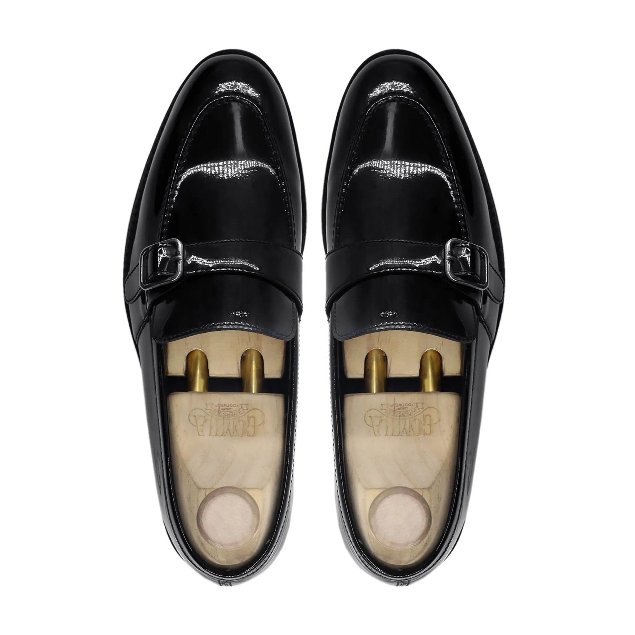 Albin - Men's Black Patent Leather Loafer