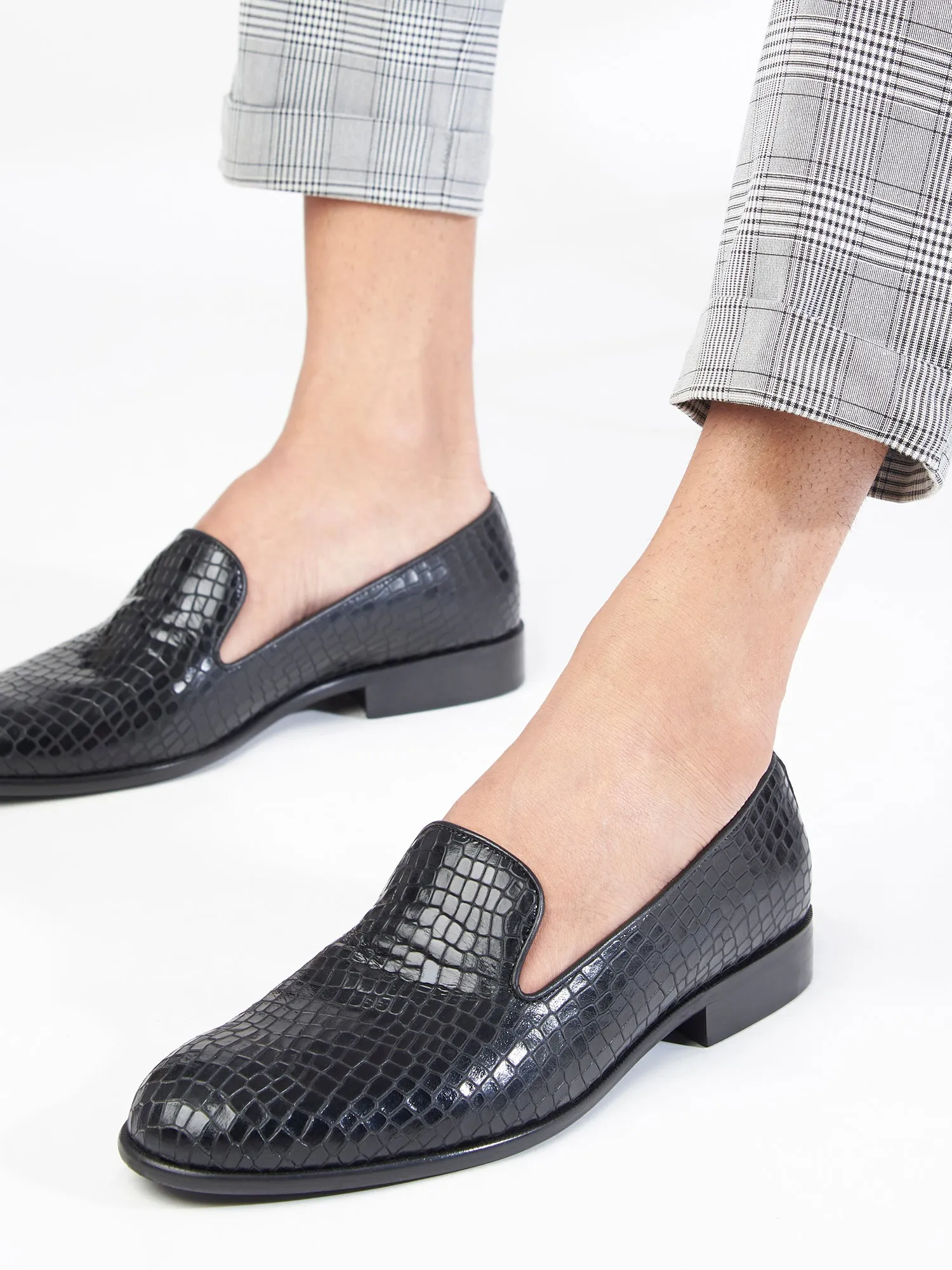 Alfie Black Crocs For Men