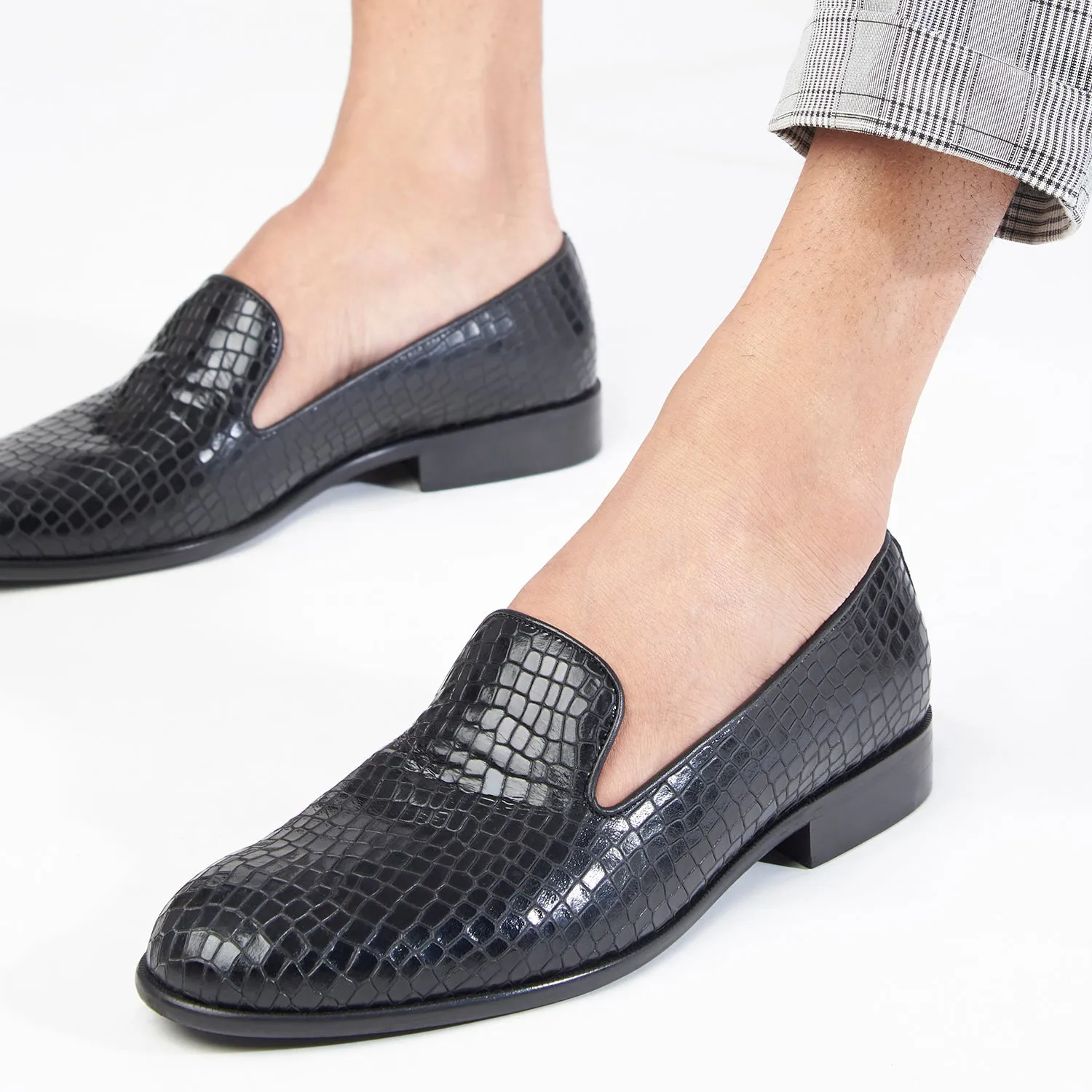 Alfie Black Crocs For Men