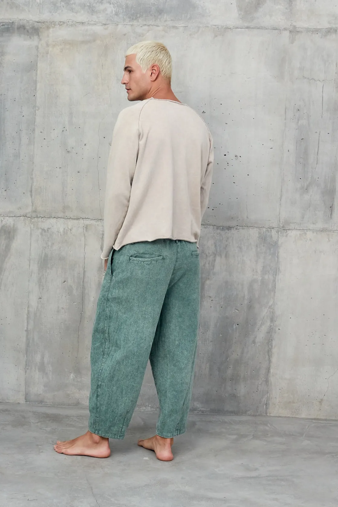 ANDA  [ you  ] - loose fit men trousers hachiko