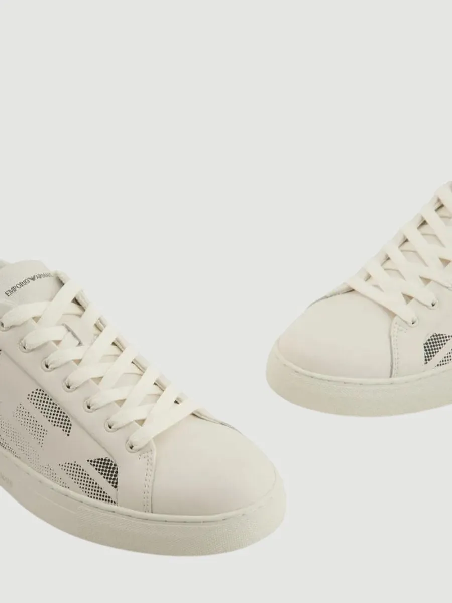 ASV regenerated-leather sneakers with gradient eagle