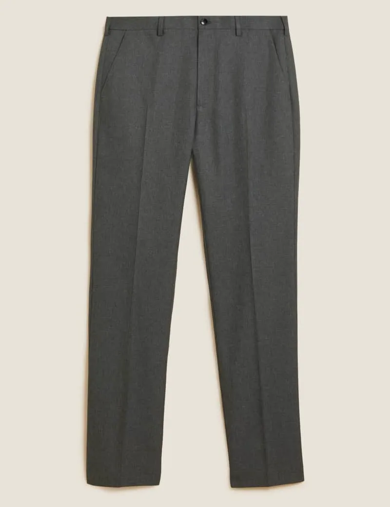 Big & Tall Regular Fit Trousers with Active Waist