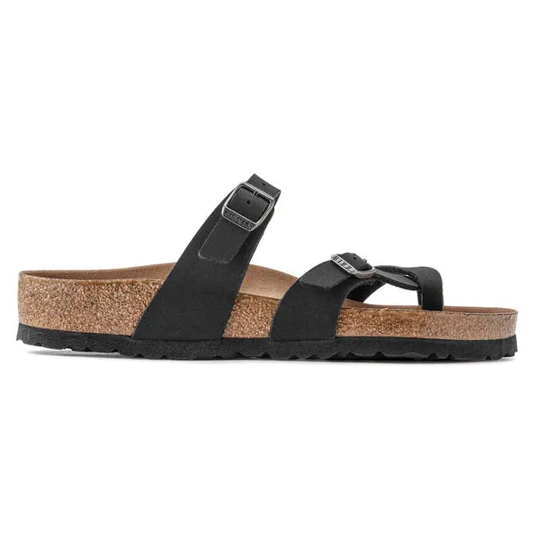 Birkenstock Mayari BirkiBuc Vegan Sandal (Women's) Black 1021176