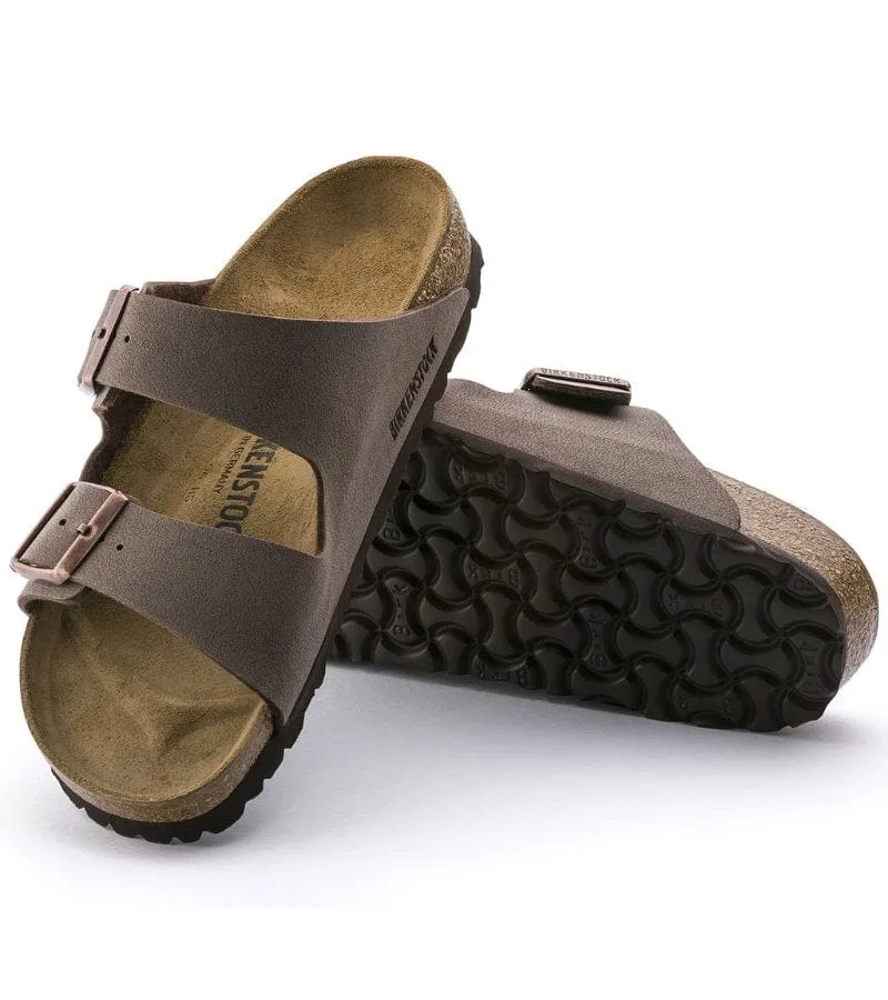 Birkenstock Mens Arizona Soft Footbed Mocha Slip On Sandal - 151181