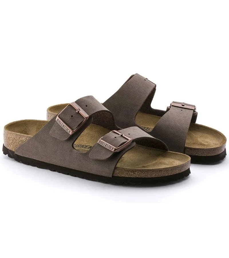 Birkenstock Mens Arizona Soft Footbed Mocha Slip On Sandal - 151181