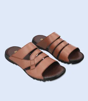 BM4737-TAN-Men Slipper