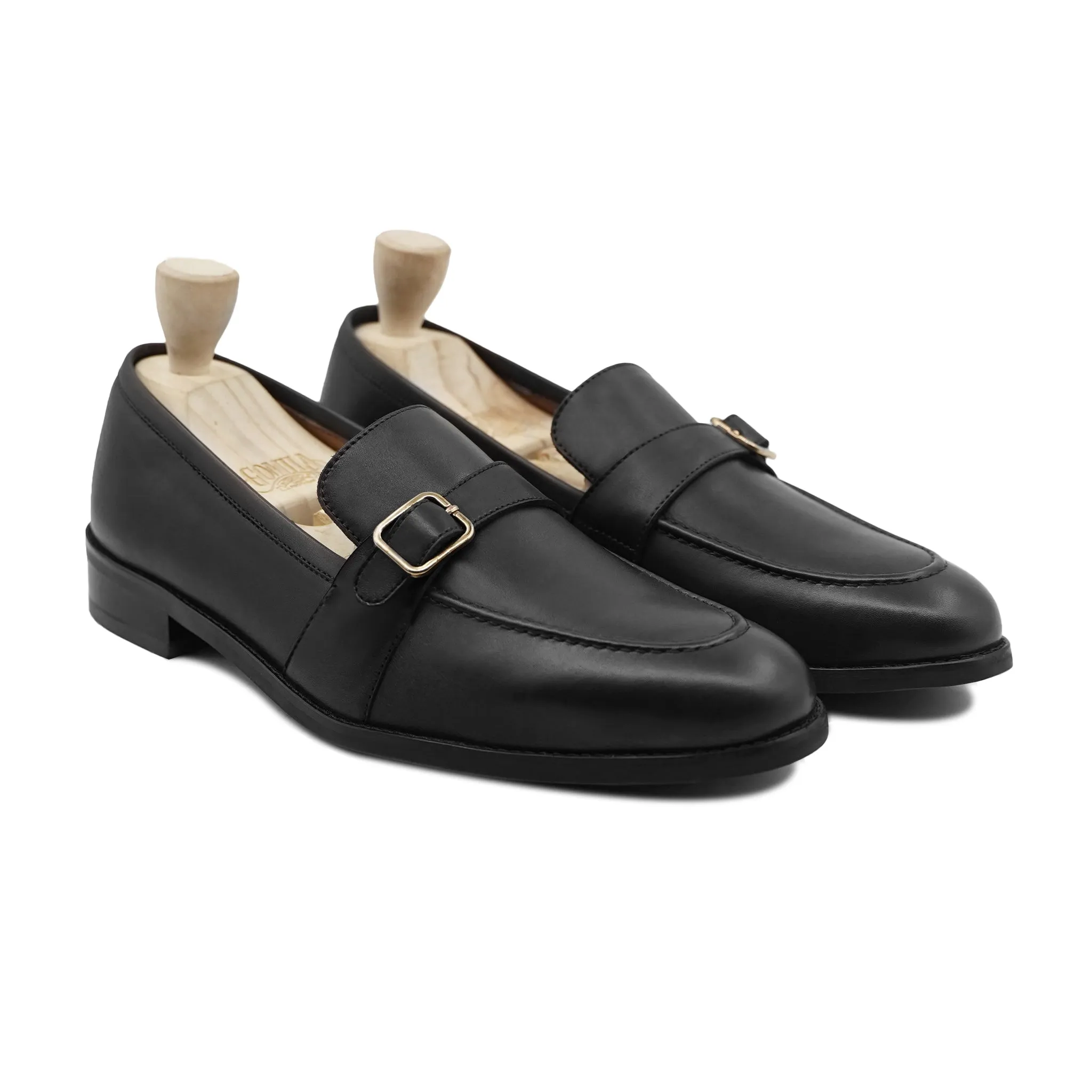 Brixton - Men's Black Calf Leather Loafer