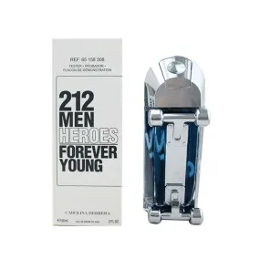 Carolina Herrera 212 Men Heroes 3 oz 90 ml Tester in a White Box