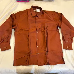 Charming Maroon Color Silk Shirt With Full Sleeve For Men