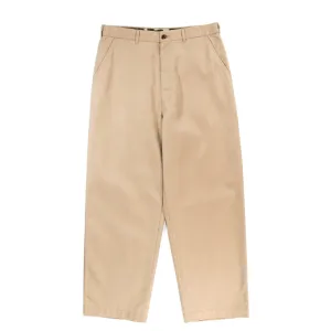 COMME DES GARCONS HOMME P006 WIDE CHINO PANT BEIGE