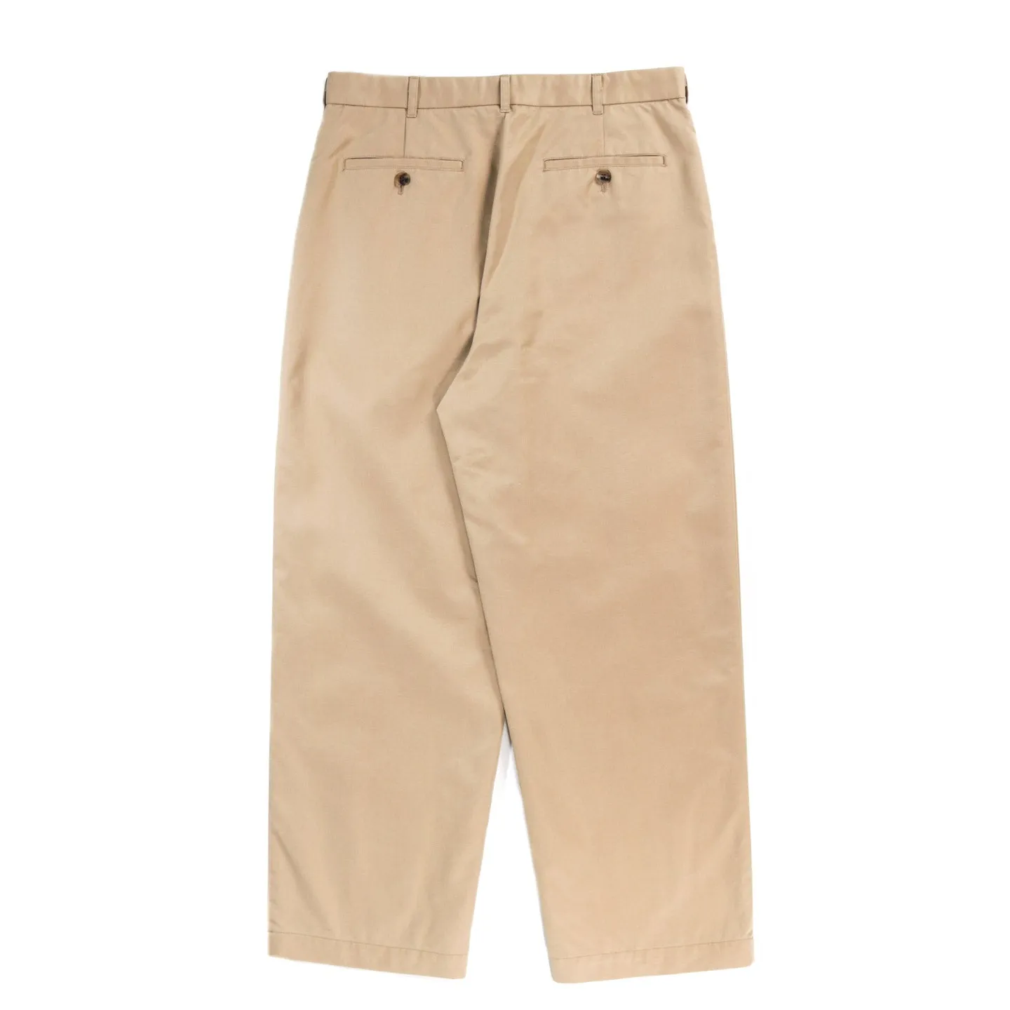 COMME DES GARCONS HOMME P006 WIDE CHINO PANT BEIGE