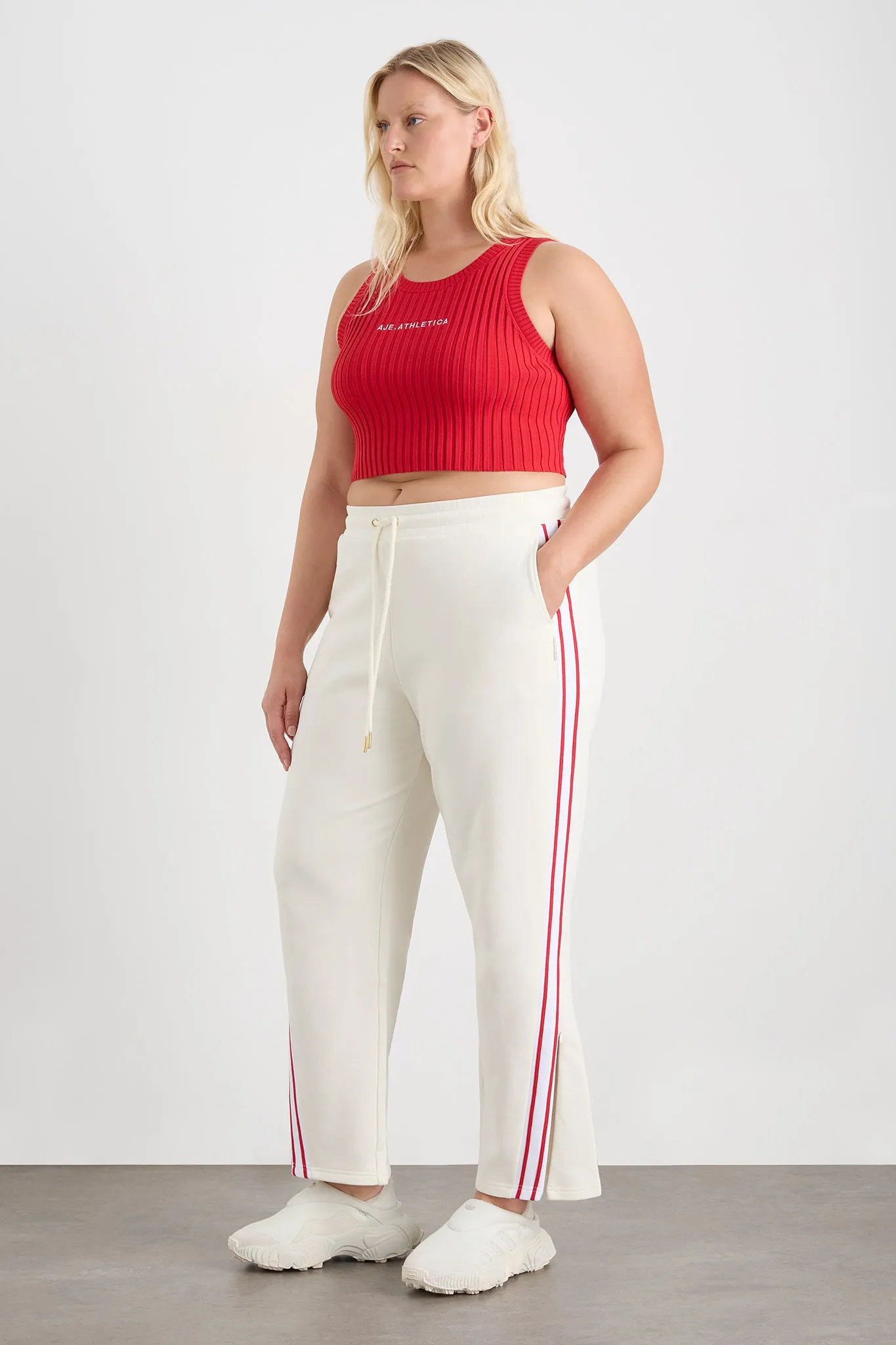 Contrast Zip Trackpants 504