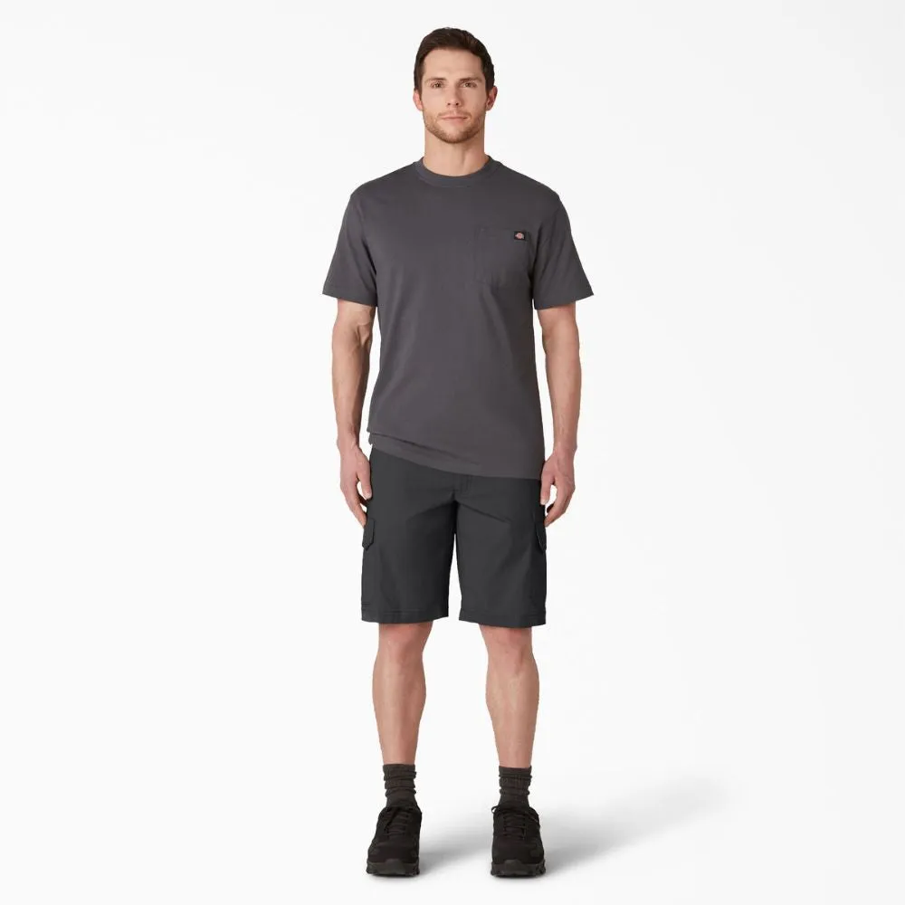 Dickies Men's 11 FLEX Cooling Performance Work Cargo Shorts SR607 - Black