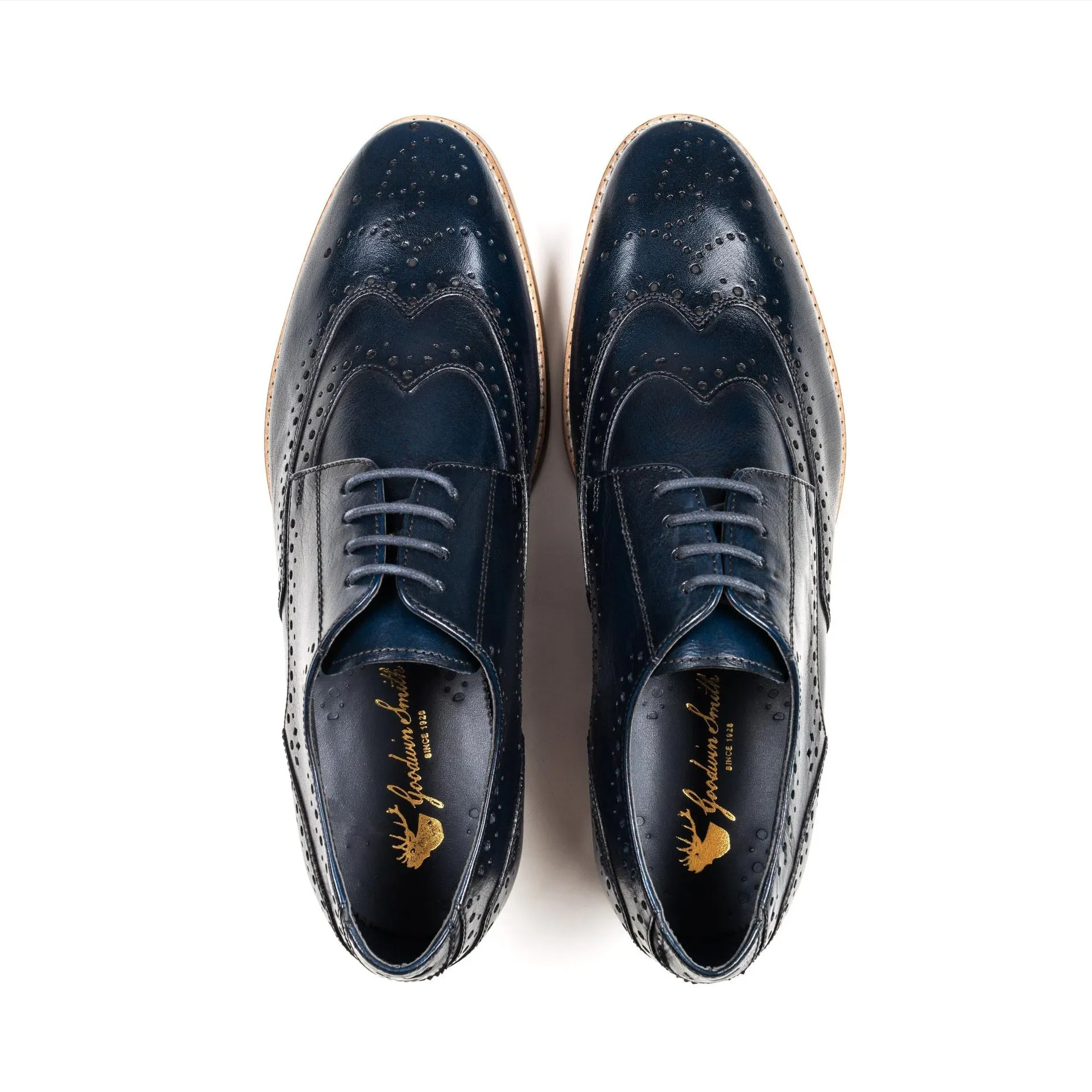 FELIX NAVY DERBY BROGUE