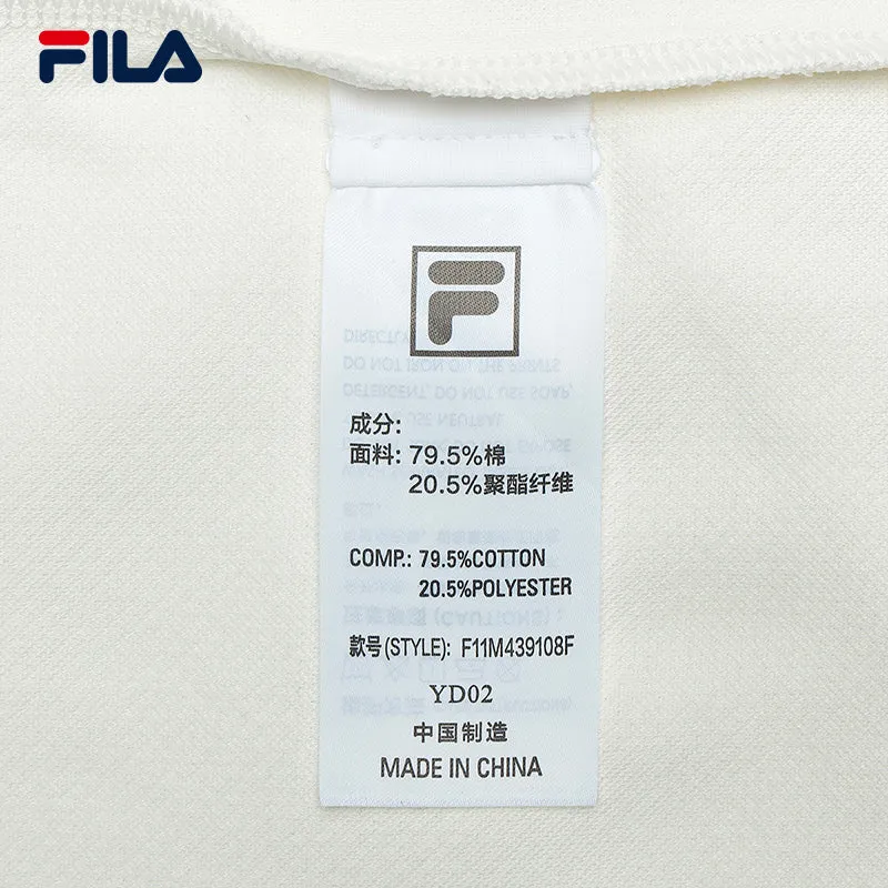 FILA CORE LIFESTYLE ORIGINALE FRENCH TENNIS CLUB Men Short Sleeve T-shirt (White)