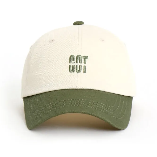 GOT Embroidery Contrast Baseball Caps Color-blocked Hats Unique Novelty Unisex Mens Womens Adjustable Korean Kpop Style Street Fashion Accessories Buckle 100% Cotton Seoul