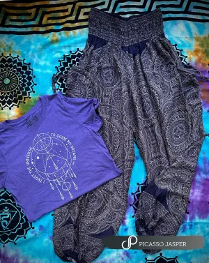 Indigo Mandala, TWO Pocket Magic Pant