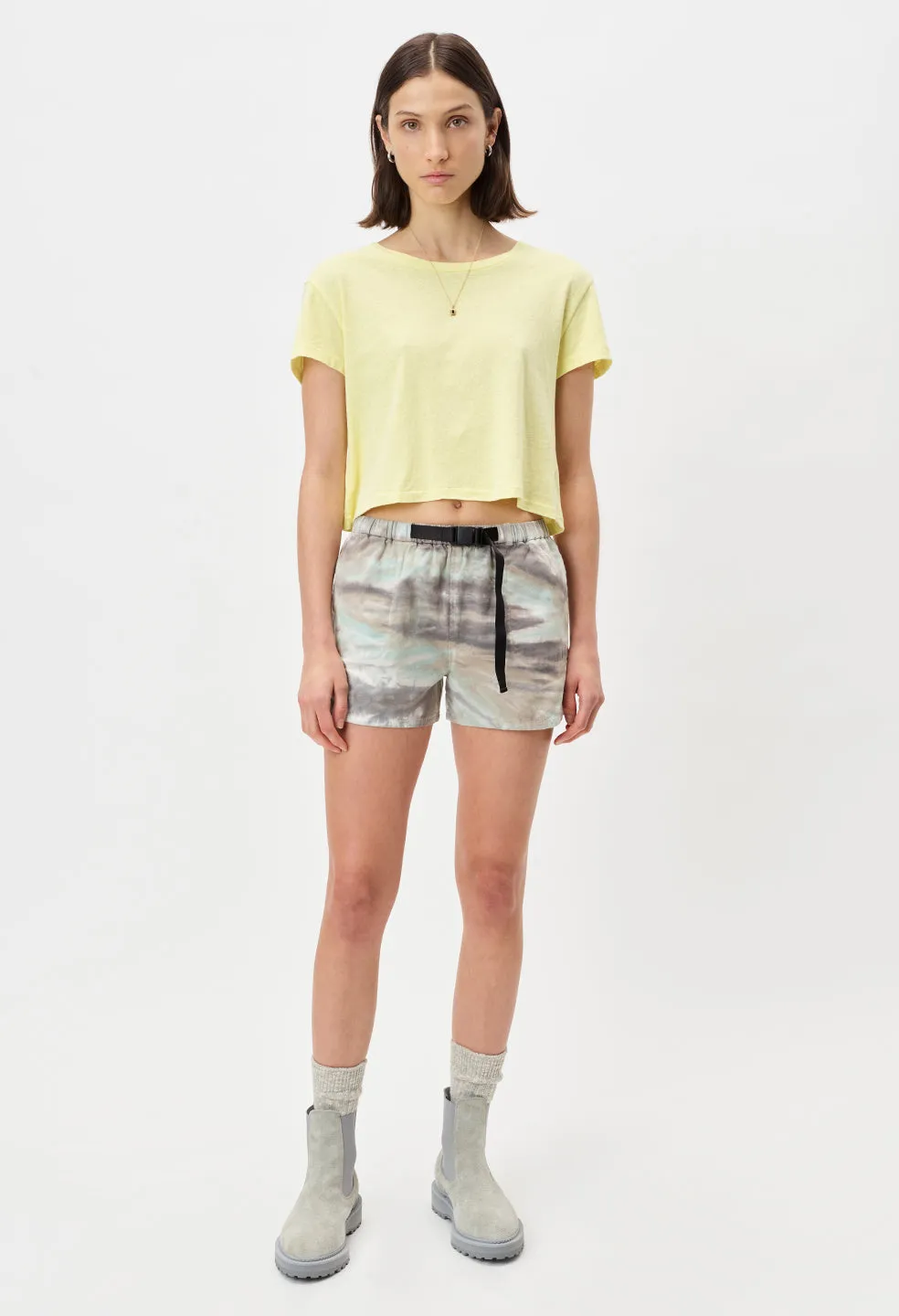 Jersey Cropped Tee / Toxic