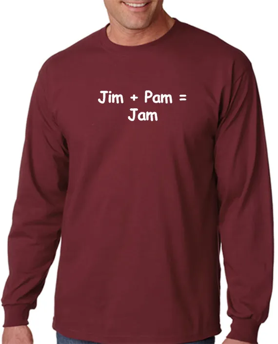 Jim   Pam = Jam T-shirt