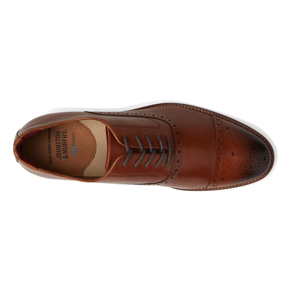 Johnston & Murphy Men's Conard 2.0 Cap Toe Tan