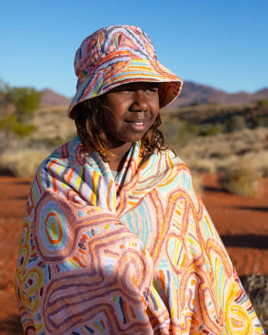 Kip & Co X Ernabella Arts | Ngayuku Ngura Terry Bucket Hat