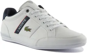 Lacoste Chaymon In White Navy For Men