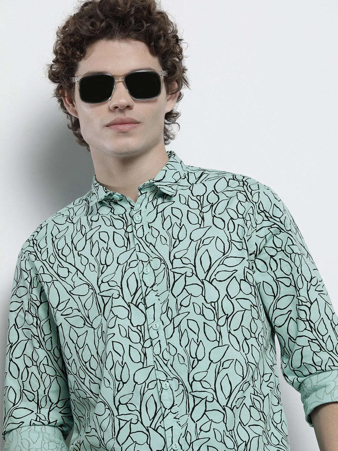 Men Abstract Printed Shirt