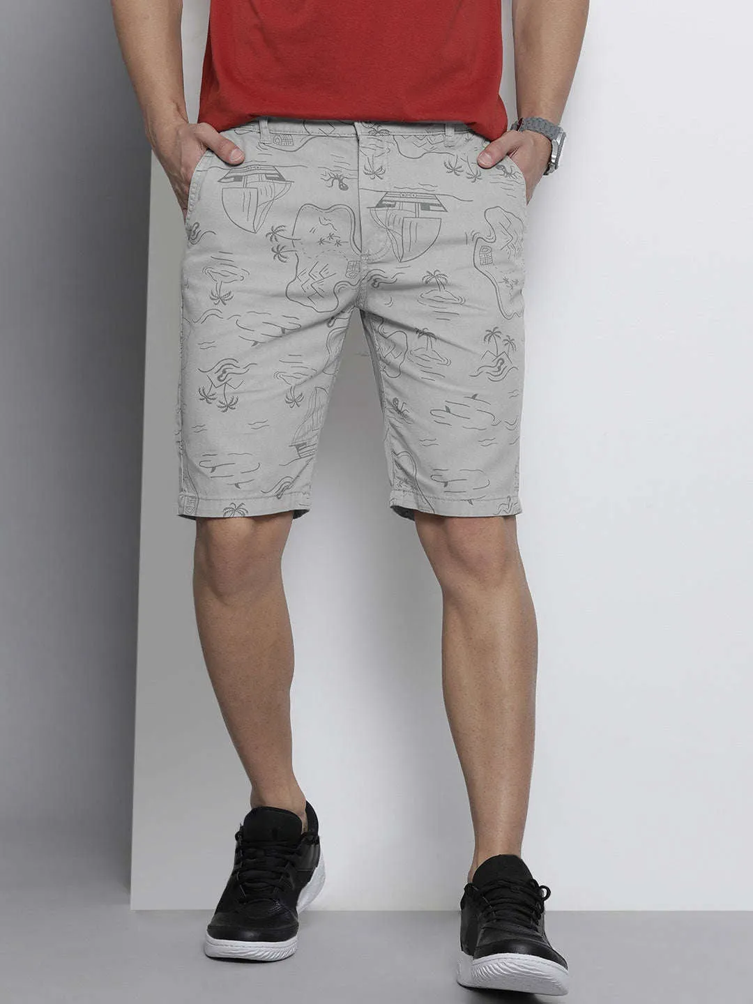 Men Abstract Shorts