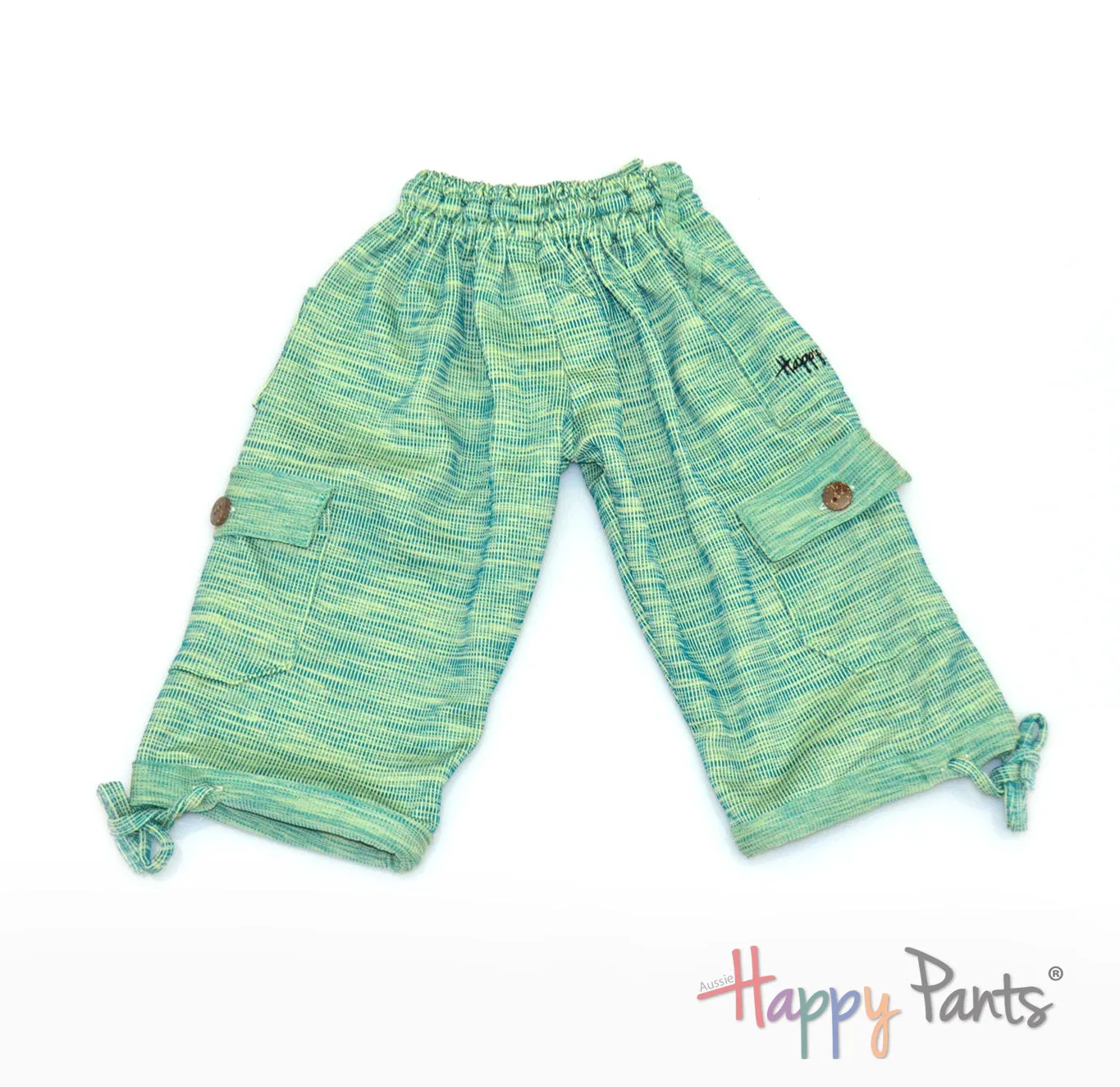 Midori Splash Green 3/4 Shorts