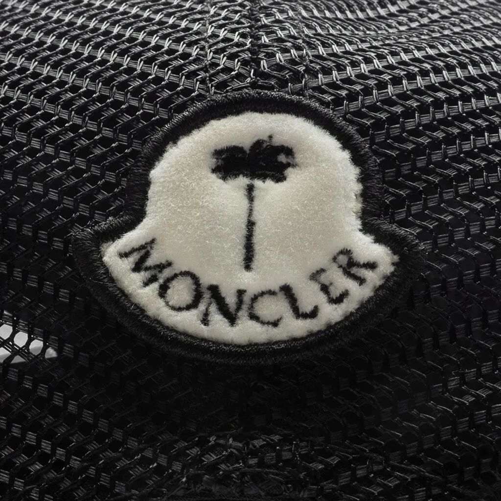 Moncler x Palm Angels Bear Motif Baseball Cap - Natural