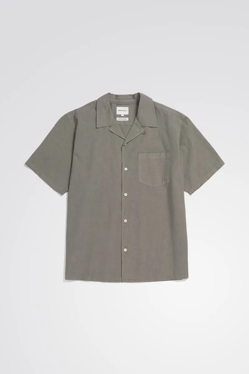 Norse Carsten Tencel Shirt Mid Khaki