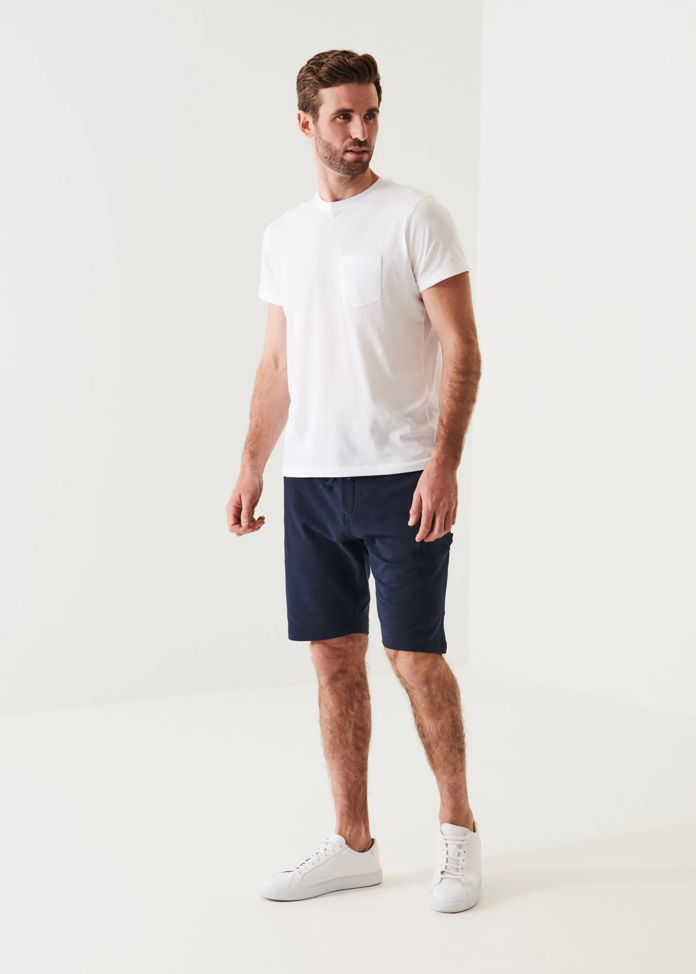 PIMA COTTON FRENCH TERRY CARGO SHORT