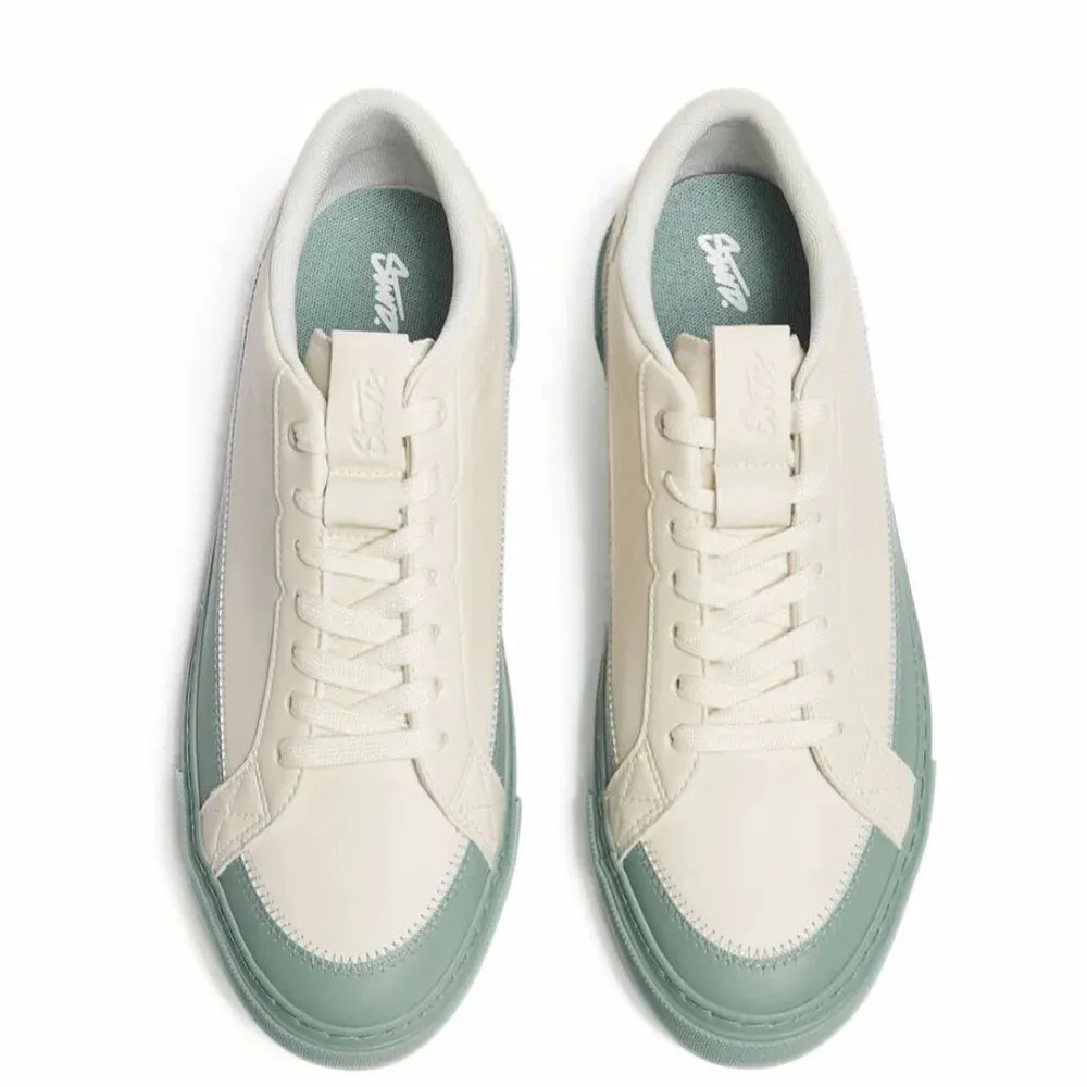 Pull & Bear Beige Basic Contrast Sneakers