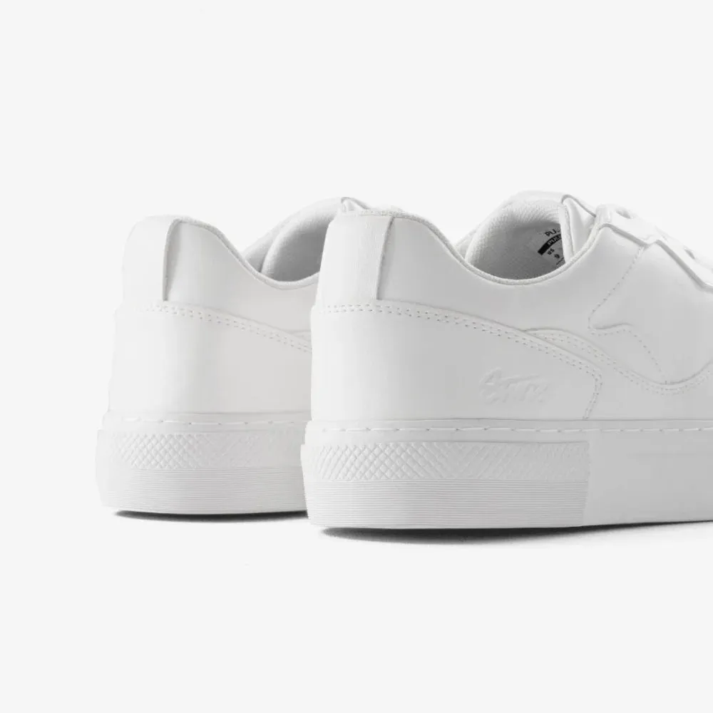 Pull & Bear Trainers With Topstitching - WHT