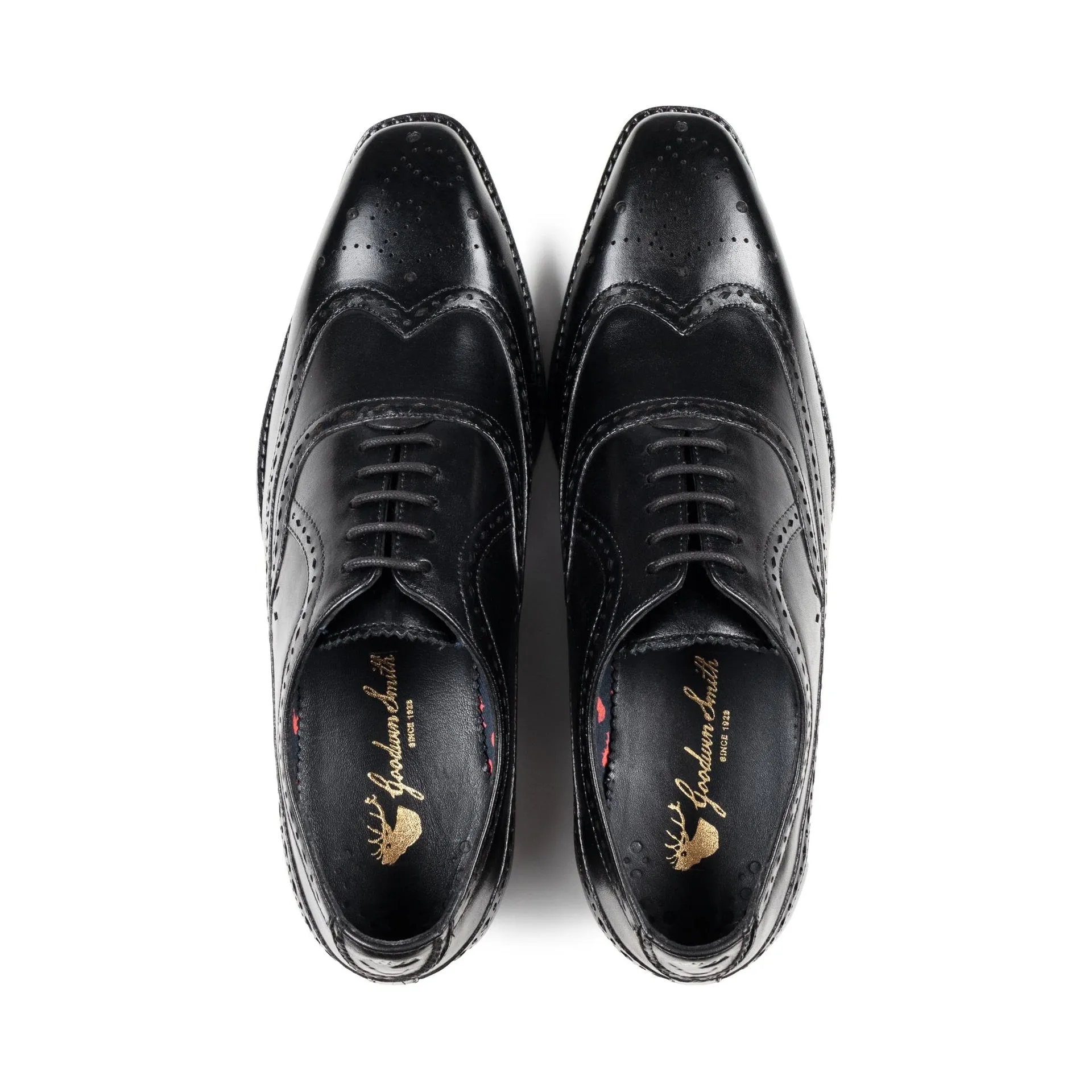 QUINTIN OXFORD BLACK BROGUE