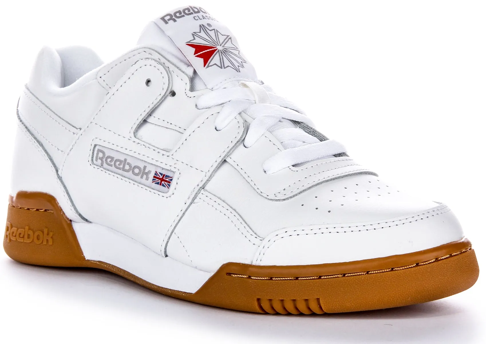 Reebok Workout Plus In White Gum