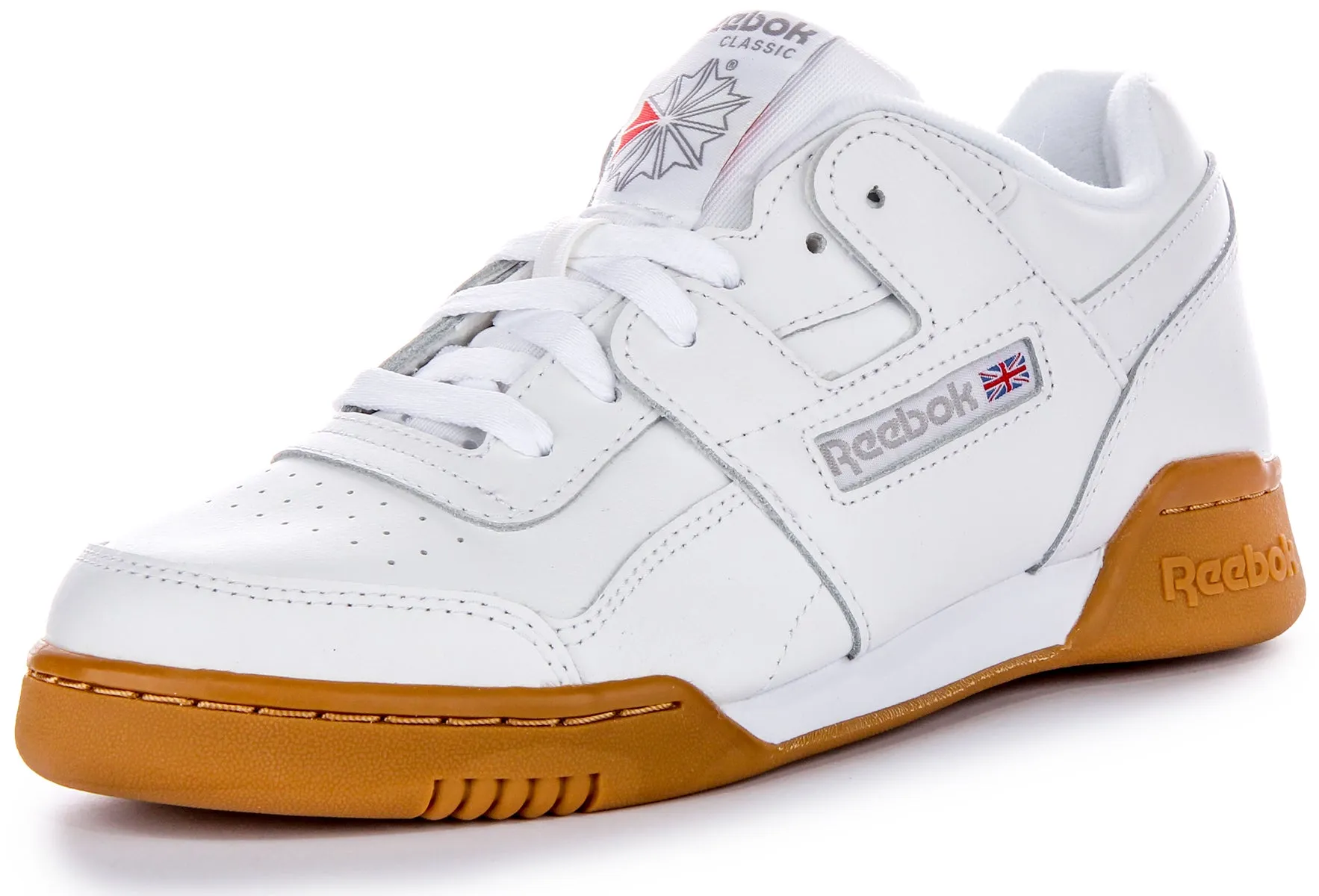 Reebok Workout Plus In White Gum