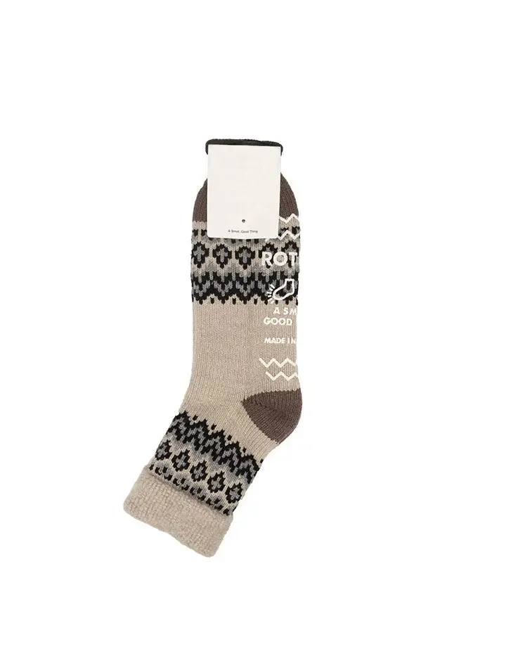 RoToTo Comfy Room Socks Nordic Ivory