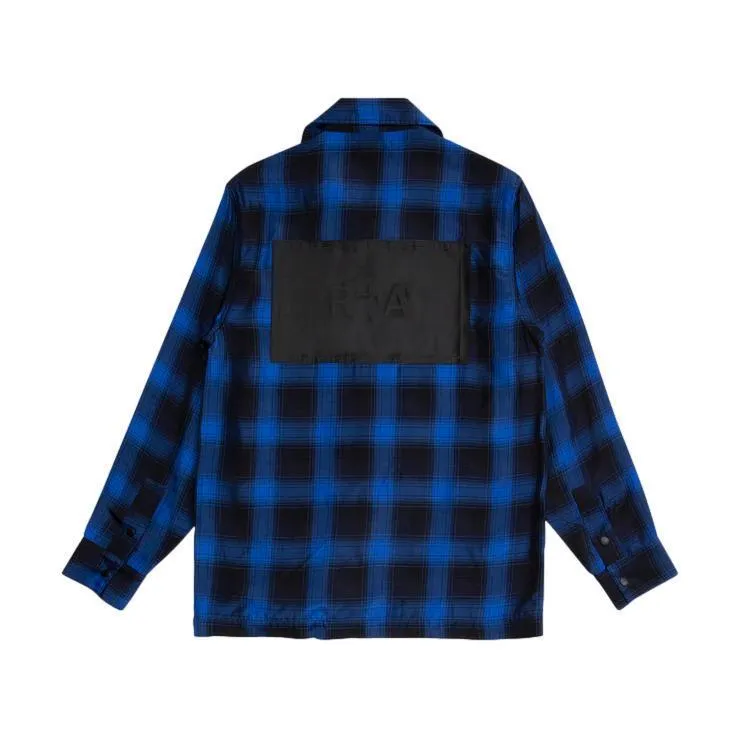 RTA PARLAN BERRY PLAID SHIRT