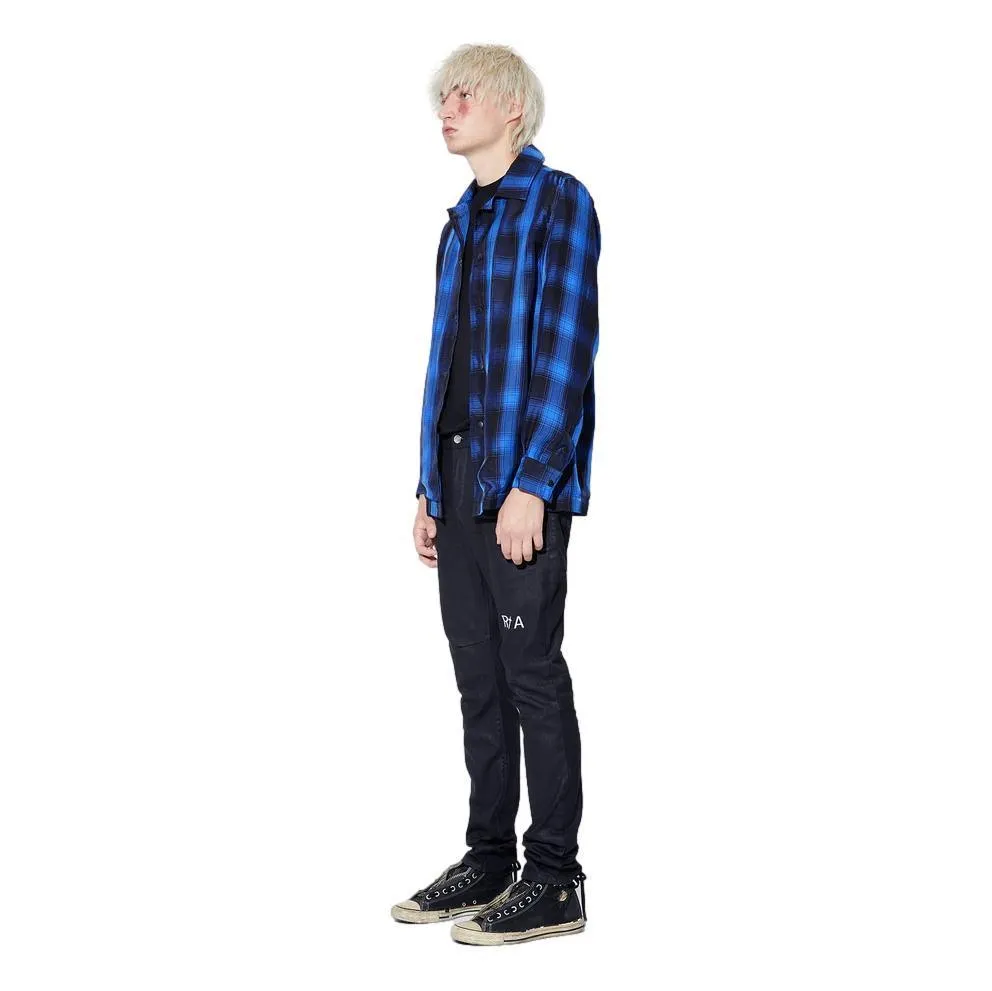 RTA PARLAN BERRY PLAID SHIRT