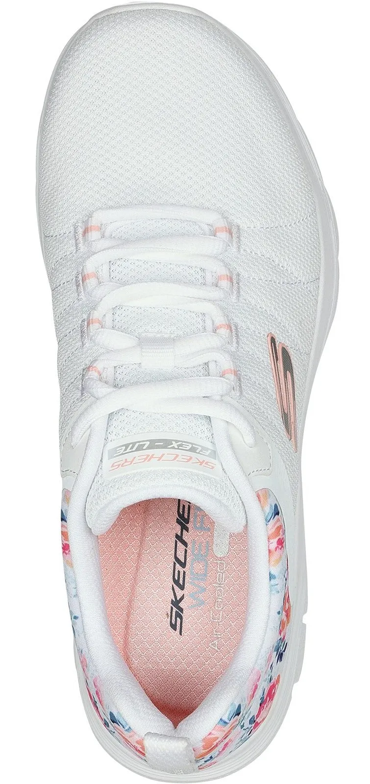 Skechers 149586 Flex Appeal 4.0 Let It Blossom Womens Lace Up Trainer