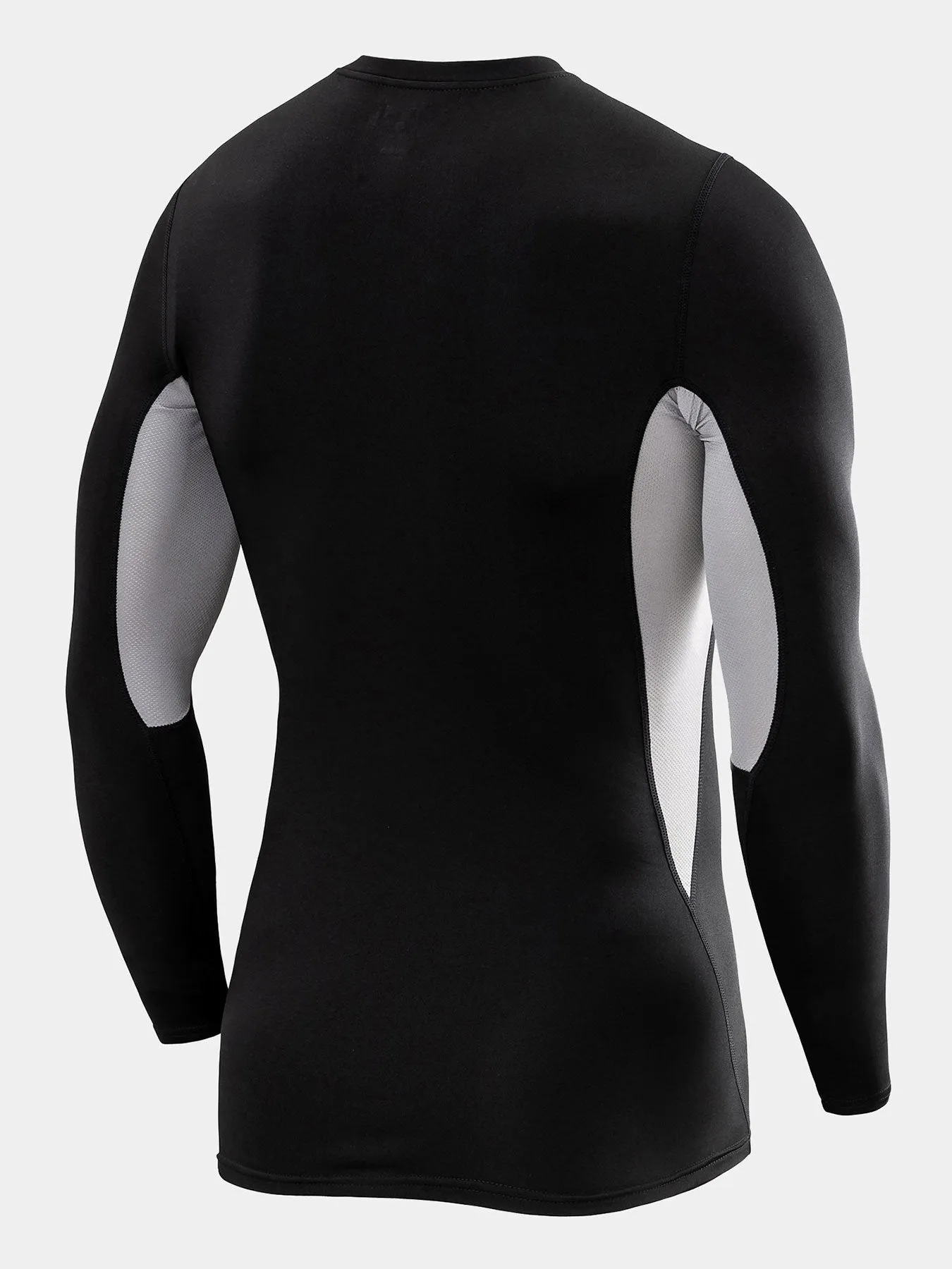 SuperThermal Compression Base Layer Long Sleeve Crew Neck For Men With Brushed Inner Fabric