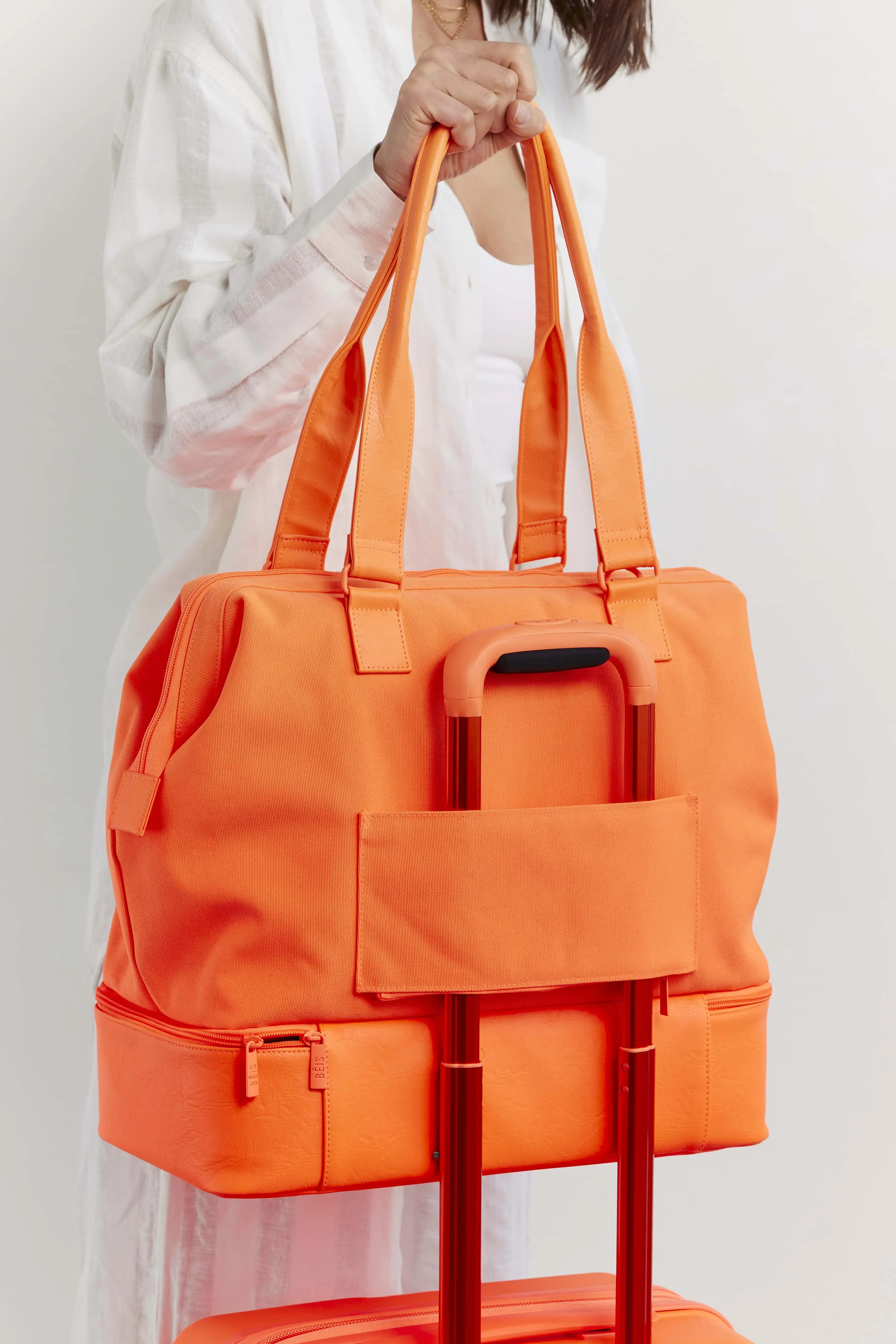 The Mini Weekender in Creamsicle