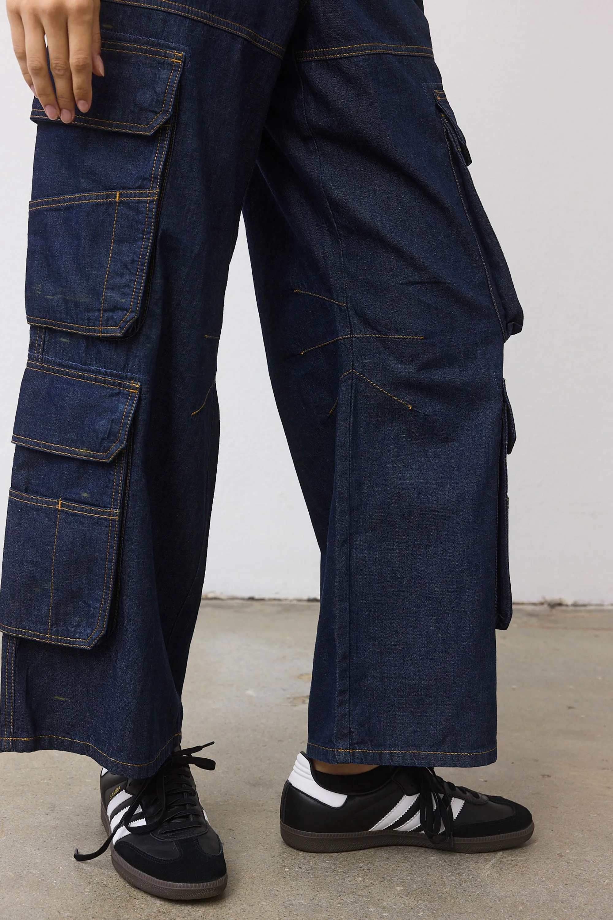 The Off Duty Light Denim Cargo Pants