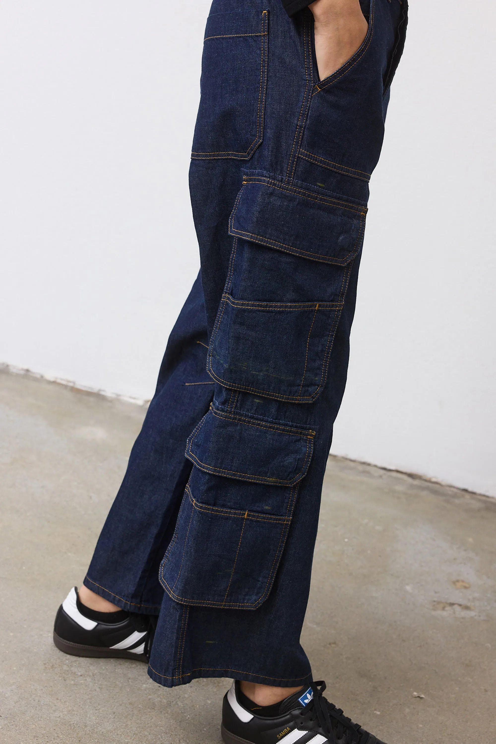 The Off Duty Light Denim Cargo Pants