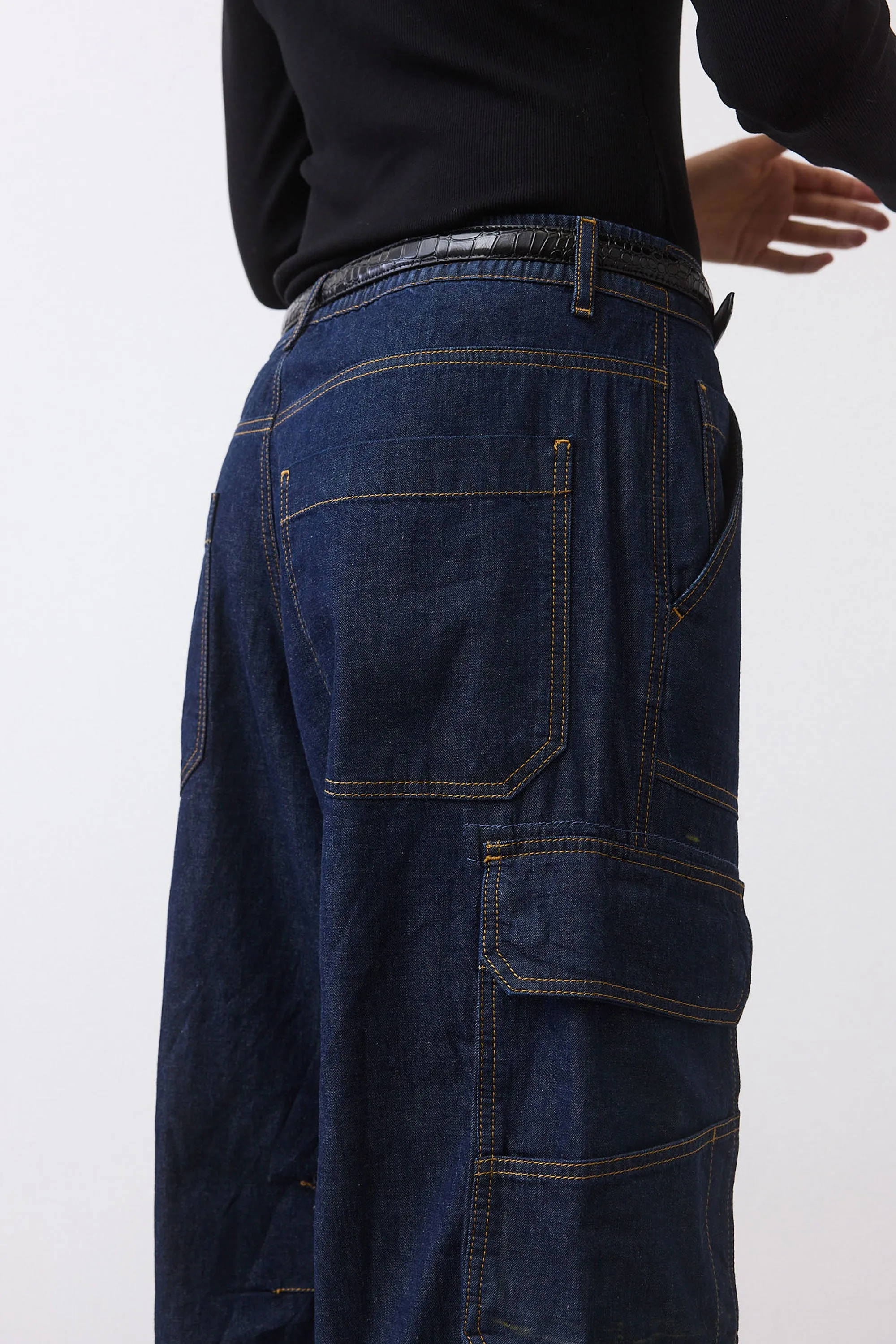 The Off Duty Light Denim Cargo Pants